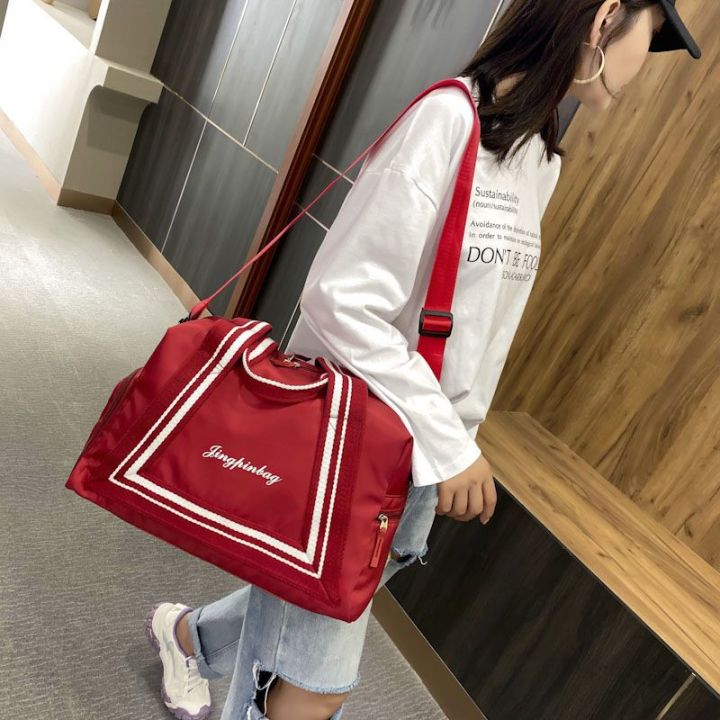 Travel%20Bag%20Women's%20Short-Distance%20Portable%20Large%20Capacity%20Sports%20Travel%20Fitness%20Bag%20Lightweight%20Pending%20Storage%20Business%20Travel%20Luggage%20Bag%20-%20Image%203