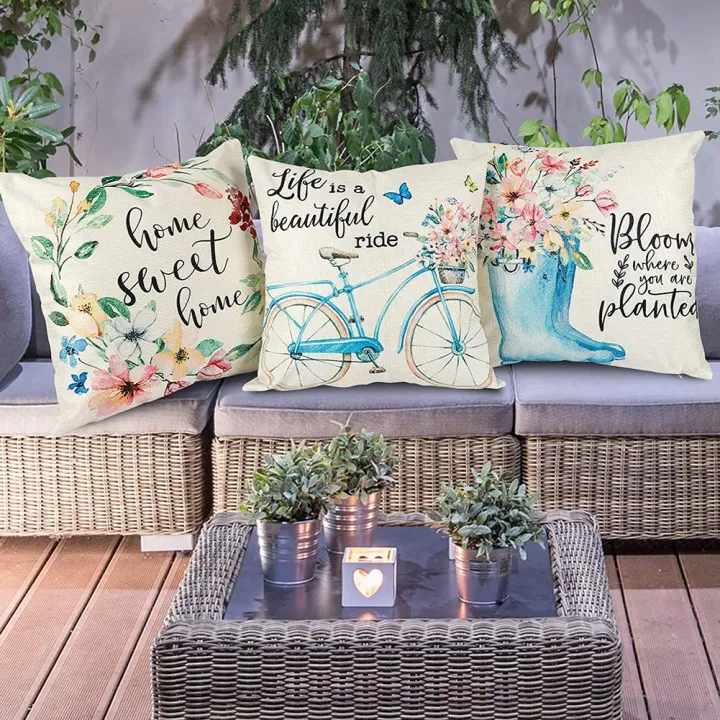 Spring%20Pillow%20Covers%2018X18Inch%20Throw%20Pillow%20Case%20Set%20of%204,Home%20Decor%20-%20Image%207