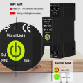 WIFI Overvoltage and Undervoltage Protector Photovoltaic Bidirectional Energy Meter KWH Metering Time Switch.