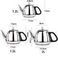 Hotboiling With Filter Stainless Steel Teapot .2L/.5L/2L Easy To Carry Kettle Fall-resistant Large Capacity Water Coffee. 