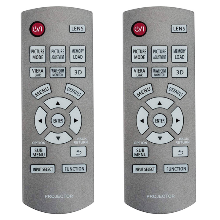 2X N2QAYB000680 Replace Remote Control for DLP Projector PT-AT5000E PT-AT6000E PT-AE7000 PT-AE8000 PT-AE8000EA