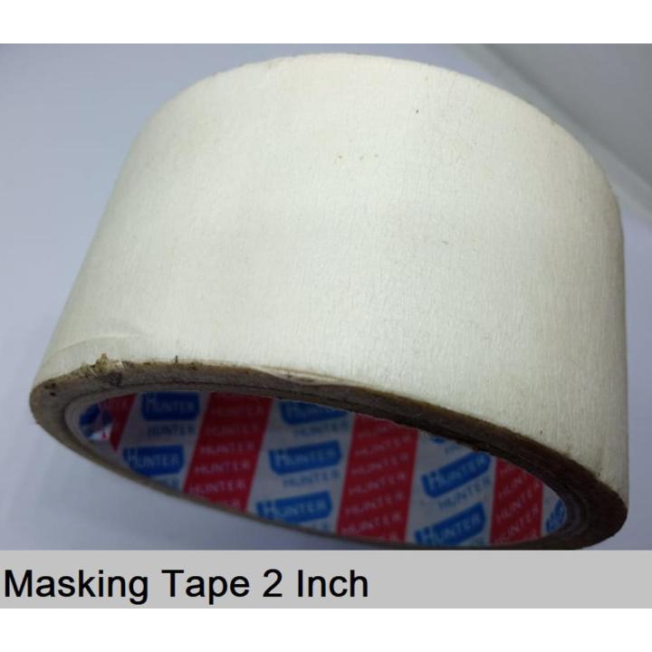 MASKING Tape 2″ Inch Width 50mm Length 10 Meter Multi Purpose Masking Tape Rubber Glue Crepe Paper Masking Tape For Wall Painting Paper Masking Tape
