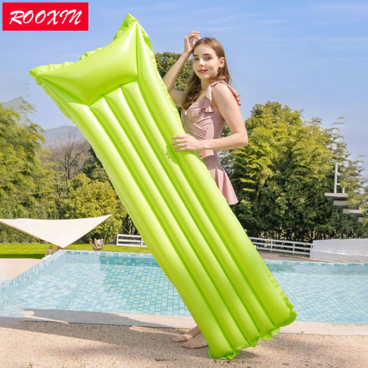 ROOXIN Water Hammock Adult Swim Ring Tube Water Inflatable Bed Chair For Adult Kids Swimming Floating Pool Water Play Tube