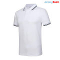 Summer Comfortable White color jersey polo t shirt for man - Men's Coller t shirt. 
