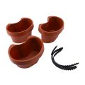 3 Pc/Lot Unique Gutter Downspout Garden Flower Pot Drain Pipe Flower Pots Tubs Drain Pipe Garden Planters. 