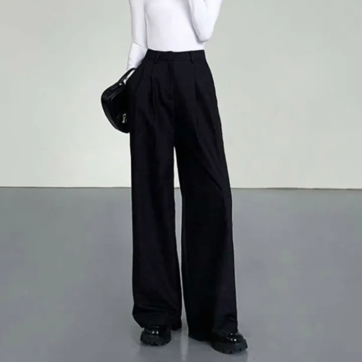 Deeptown%20Baggy%20Elegant%20Black%20Suit%20Pants%20Women%20Casual%20Classical%20Wide%20Old%20Money%20Office%20Grey%20Trousers%20Basic%20High%20Waist%20Korean%20-%20Image%205