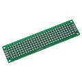 2x8cmm DOUBLE SIDE DOT Veroboard Double Side Dot 7x5cm Glass Fiber Stripboard PCB Printed Circuit Board Project Board For Prototyping Weld Soldering Arduino Cables Connectors DIY.