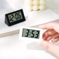 Portable Mini LCD Digital Clock Bedroom Simple Small Electronic Watch Table Student Exam Mute Desktop Clock. 
