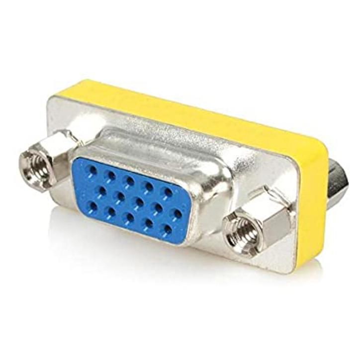 VGA 15 Pin Female to Female Mini Gender Changer, VGA 15 Pin Female Jointer