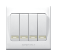 Super Star Rose 10A 4 Gang Electrical Wall Switch Four 4Gang. 