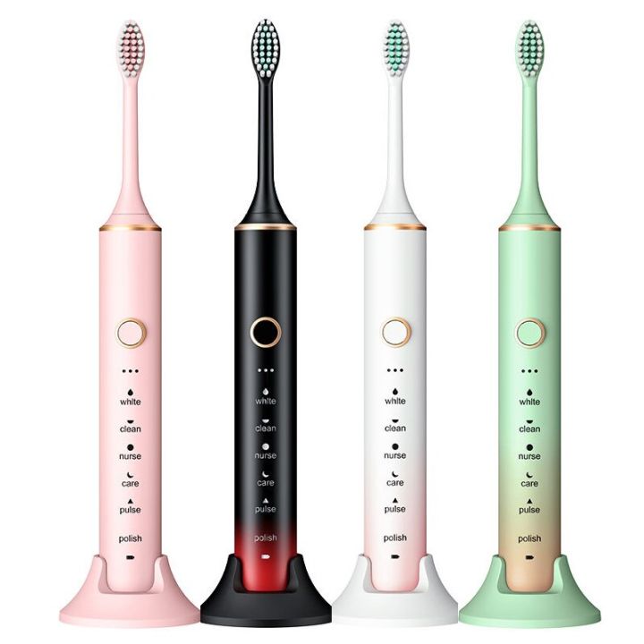 Driyau%206%20Modes%20Sonic%20Electric%20Toothbrush%20Induction%20USB%20Rechargeable%20Ultra%20Sonic%20Smart%20Timer%20Automatic%20Tooth%20Brush%20+%204%20Heads%20-%20Image%202