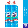 Domex Toilet Cleaning Liquid Ocean Fresh 750ml x 2. 