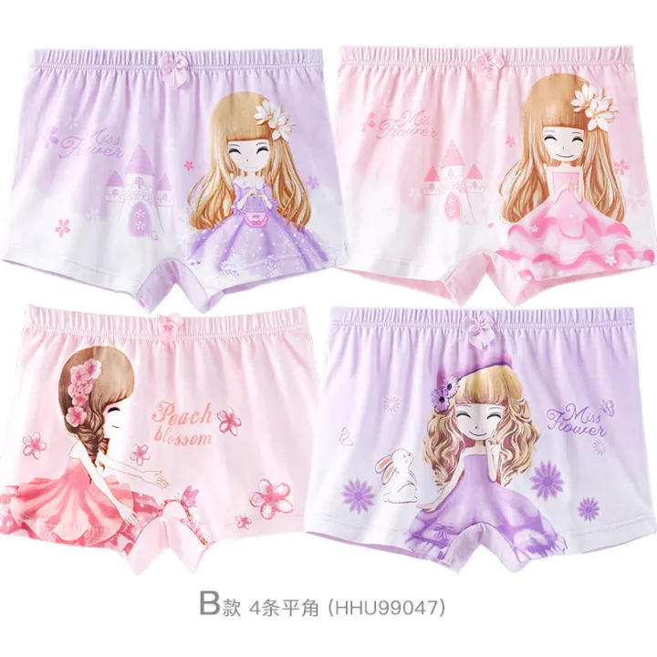Girls'%20Underwear%20Pure%20Cotton%20Boxer%20Children's%20Triangle%20Big%20Children12Year-Old%20Cotton%20without%20ClipPPBaby%20Little%20Girl%20Princess%20Shorts%20-%20Image%208