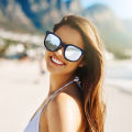 Fashion Folding Sunglasses Women Men Vintage Cat's Eye Sun Glasses Male Female Eyewear.