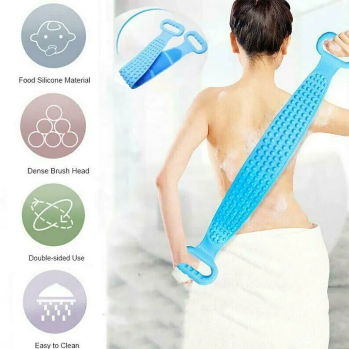 Silicone%20Bath%20Body%20Brush,%20Shower%20Massager/Exfoliating%20Back%20Scrubber%20for%20Shower/Back%20Scratchier/Body%20Skin%20Scrubber%20Deep%20Clean%20-%20Image%202