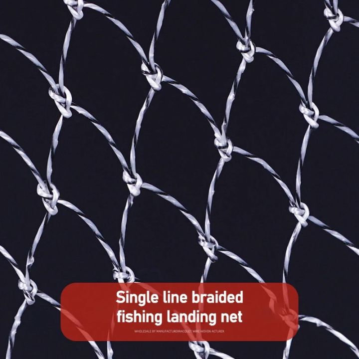 Fishing%20Replacement%20Net%20Small/Large%20Hole%20Fishing%20Landing%20Net%20Mesh%20Dia%2035/40/45/50/60/70cm%20Collapsible%20Hole%20Folding%20Dip%20Fish%20Net%20-%20Image%204