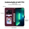 For OPPO A58 4G Case Leather Flip Wallet Case For OPPO A58 CPH2577 Phone Case For OPPO A58 5G OPPOA58 A 58 Silicone Cover Fundas. 