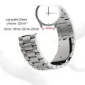 Titanium Metal Strap 22mm 20mm 18mm 16mm Watch Band Quick Release Universal Bracelet Smart Watch Replacement Wristband Business. 