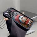 Cellphone Case For Iphone 11 12 13 14 15 Pro Max 7 8 SE 2022 XR 15 Pro 14 Plus Case Cover Angel Eyes Cartoon Cute Doraemon Pendant Soft Silicone TPU Square Camera Protective Full Protection Matte Shockproof.