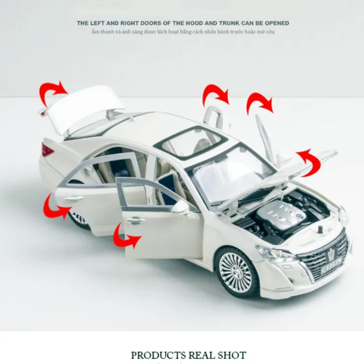 1:24%20Toyota%20Crown%20Diecast%20Alloy%20Car%20XLG%206%20Open%20Premium%20Model%20Vehicle%20Metal%20Toy%20Model%20Pull%20back%20Sound%20Light%20-%20Image%206