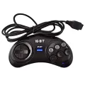 2 Pcs Game Controller for SEGA Genesis for 16 Bit Handle Controller. 