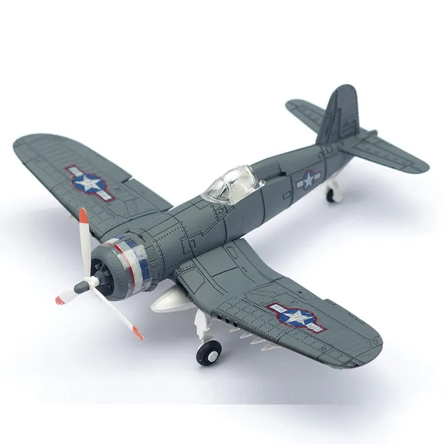1/48%204D%20F4U%20Pirate%20Corsair%20Fighter%20Model%20Assemble%20Plane%20Model%20Airplane%20Aircraft%20Blocks%20Building%20Toys%20-%20Image%202