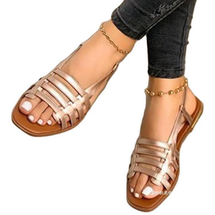 wish%20foreign%20trade%20new%20summer%202023%20flat%20round%20toe%20cross-border%20casual%20sandals%20women's%20plus%20size%2040-43%20Sandals%20-%20Image%205