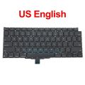 New Laptop A2337 Keyboard For Macbook Air 13 M1 A2337 Keyboard Replacement US UK FR SP IT DE RU AE Layout 2020 Year. 