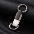 Luxury Fashion PU Leather Keychain Business Gift Leather Key Chain Men Women Car Key Strap Waist Wallet KeyChains Keyrings.