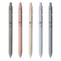 Quick Dry Ink Pen Retractable 0.5mm Black Ink Pen Ballpoint Pen for Note-Taking (5Pcs).