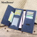 New's Men Vintage Wallets Three Fold Long Walets Card Holder Money Bag Handbag Clutch Letter Print Change Pockets Wallet for Men. 