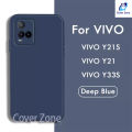For Vivo Y21 / Vivo Y21S / Vivo Y33S Liquid Silicone Cover Soft Phone Protective Bumper For Vivo Y33S / Vivo Y21S / Vivo Y21 Back Cover.