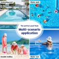 Inflatable Plant Pattern Pool Float Chairs for Adults, Floating Water Lounge Hammock. 