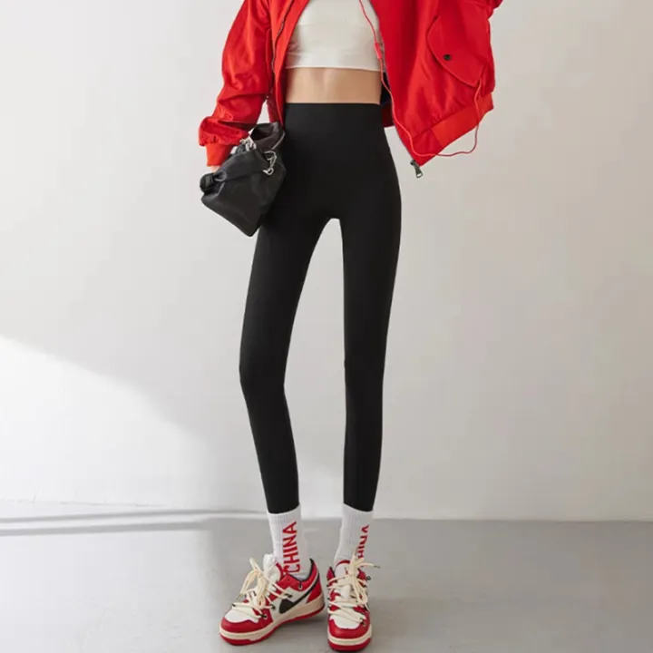 Shark%20pants%20women%20wear%20spring%20and%20autumn%20thin%20colorful%20high-waisted%20herringbone%20belly%20and%20hip%20lift,%20cross-waist%20yoga%20Barbie%20leggings%20-%20Image%206