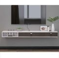 Wall mount tv stand, hanging tv shelf. 
