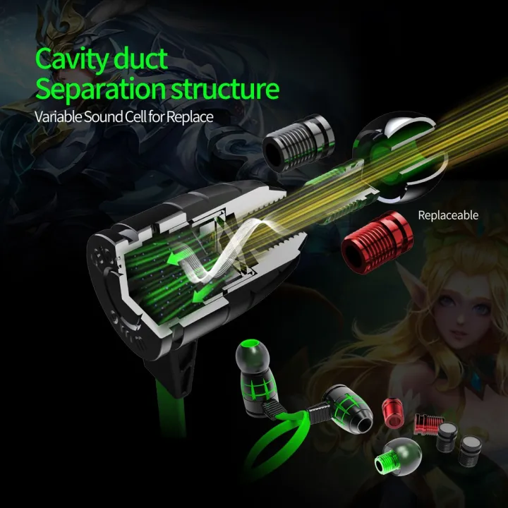 Plextone%20G25%20Dual%20Variable%20Sound%20Cell%20Gaming%203.5mm%20In-Ear%20Wired%20Earphone%20-%20Image%204