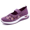 New Design Comfortable Mesh Surface Flat Women's Sneakers Walking Shoes. 