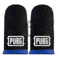 Text Logo Gaming Finger Sleeves - Mobile Gaming Finger Sleeve / Sweatproof Gloves for Mobile Gaming - Black / Finger Grip For Gaming / Gaming Finger Sleeves / Gaming Finger Gloves / Gaming Finger Cover / Gaming Finger Grip.