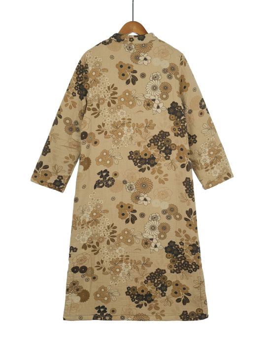 Original%20women's%20clothing%20new%20Chinese%20diagonal%20placket%20digital%20printing%20padded%20long%20cheongsam%20Republic%20of%20China%20winter%20warm%20long%20cotton%20coat%20L23269%20-%20Image%202