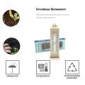 Maximum & Minimum Thermometer Indoor Outdoor Garden Greenhouse Wall Temperature Monitor -40 to 50 Degree Thermometer.