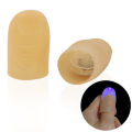 (New)2pc LED light up thumb tip Kuo prank magic party trick prop kid toy. 