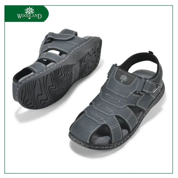 Woodland%20Textured%20Men%E2%80%99s%20Nubuck%20Sandals%20-%20Image%202