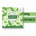 Pural Natural Soap Cucumber & Mint Freshness - 100 (+-5) gm Organic Handmade soap.