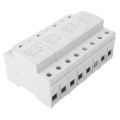 PV AC Surge Protector Stable Performance PC Shell Surge Protective Device Safe 35mm Rail Mounting 440VAC Built in Short Circuit Technolog for Hotel. 