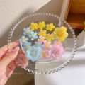 5-10 PCS Japanese Sweet Cherry Blossom Hair Clip Princess Hair Knitting Headwear Lovely Flower Hairpin. 