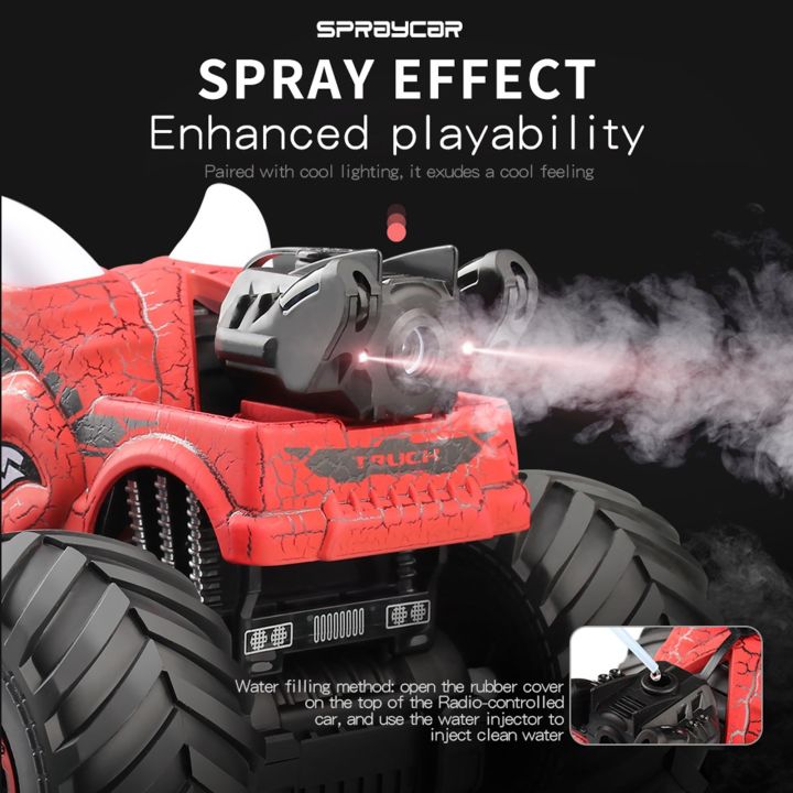 1:16%202.4Ghz%204WD%20Spray%20Remote%20Control%20Off-Road%20Stunt%20Car%20with%20Lights%20Sound%20Rechargeable%20Electric%20Toy%20Car%20-%20Image%204
