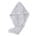 Japanese-style MUJI simple shower hat good product solid color bath washing, super absorbent dry hair hat, head hat.