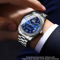 2024 Mens Watch Top Brand Original Sports Quartz Mens Watches Full Steel Waterproof Chronograph Wristwatch Men Relogio Masculino.