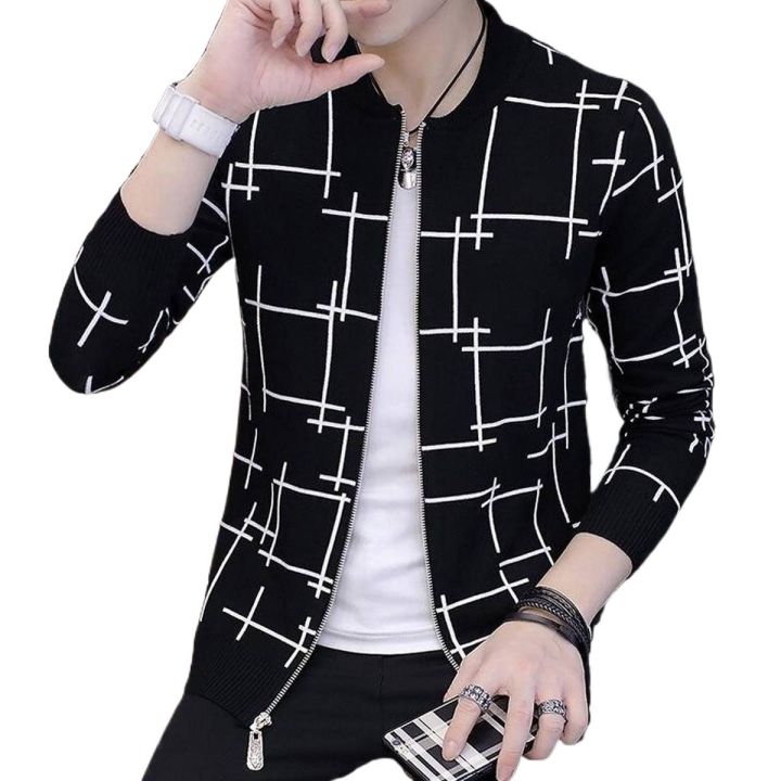 Black Color Fleece & Cotton Long Sleeve Casual Winter Jacket - Stay Warm and Stylish All Season Long