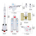 Toy Exploration Space Shuttle Cosmic Toy Set Toy Rocket Pretend Aviation Simulation Educational Model Toys For Children. 